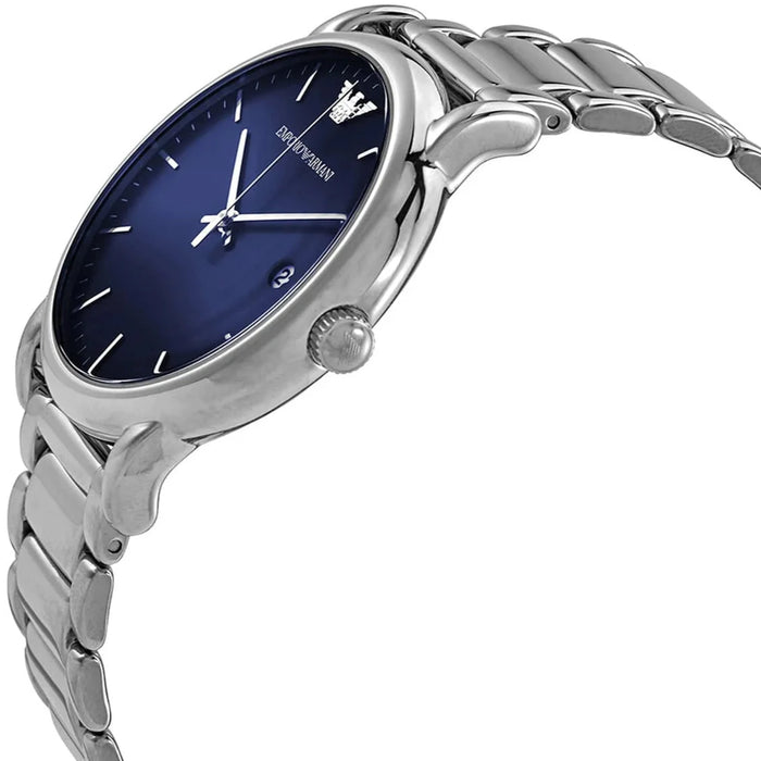 Emporio Armani  AR11089 Blue Dial Silver Stainless Steel Men's Watch