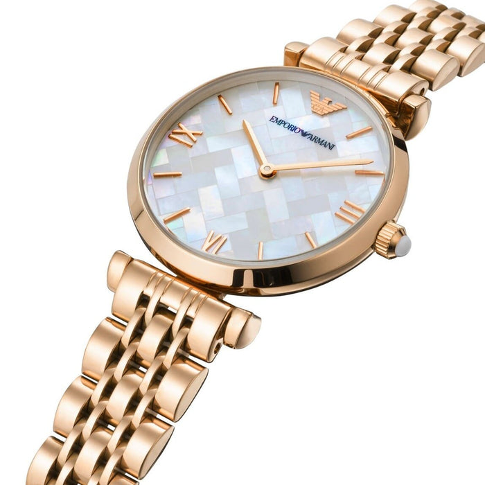 Emporio Armani  AR11110 Rose Gold Stainless Steel Ladies Watch