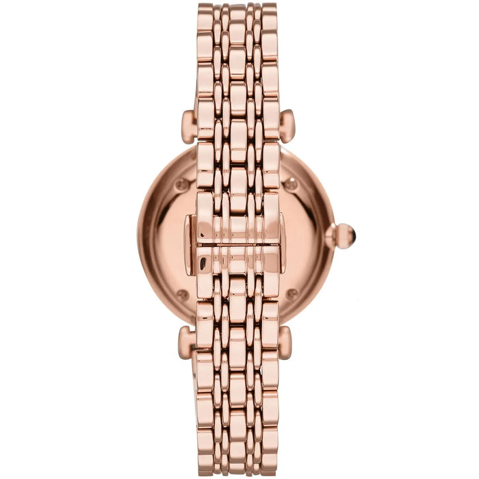 Emporio Armani AR11206 Gianni T-Bar Rose Gold Ladies Watch