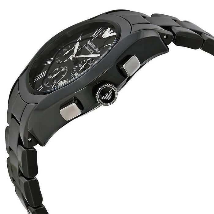 Emporio Armani  AR1400 Black Ceramic Chronograph Men's Watch