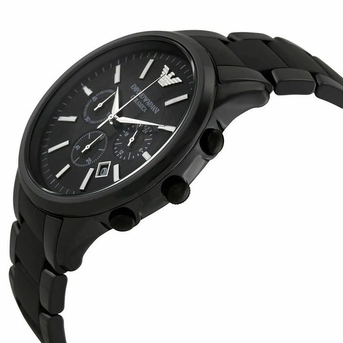 Emporio Armani  AR1451 Black Ceramic Chronograph Men's Watch