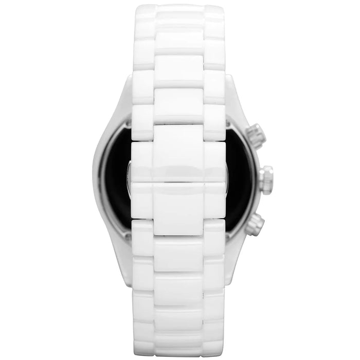 Emporio Armani AR1456 White Crystal Ceramic Ladies Watch