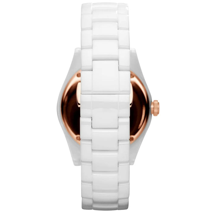 Emporio Armani AR1472 Ceramic White Ladies Watch