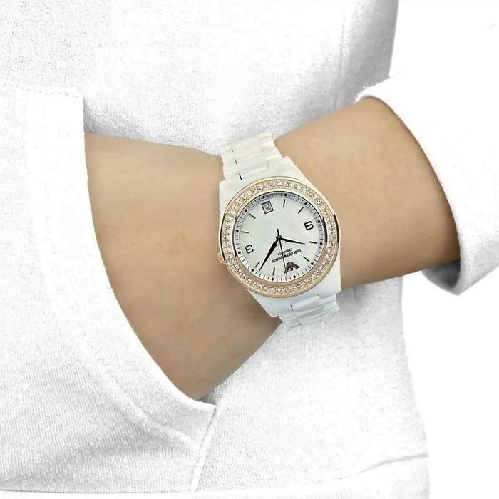 Emporio Armani AR1472 Ceramic White Ladies Watch