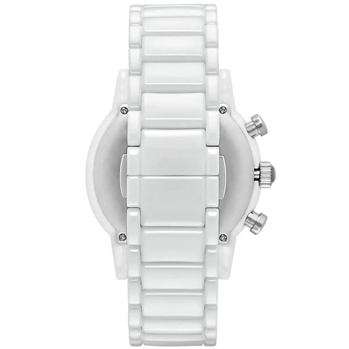 Emporio Armani AR1499 White Ceramic Chronograph Men's Watch