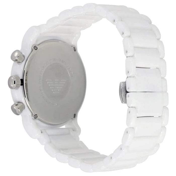 Emporio Armani AR1499 White Ceramic Chronograph Men's Watch