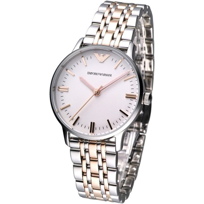 Emporio Armani AR1603 Two Tone Stainless Steel Ladies Watch