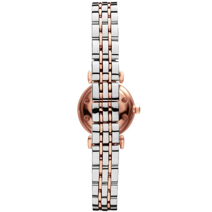 Emporio Armani AR1689 Rose Gold and Stainless Steel Ladies Watch