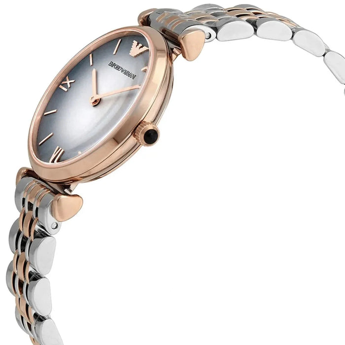 Emporio Armani AR1725 Gold and Silver Stainless Steel Ladies Watch