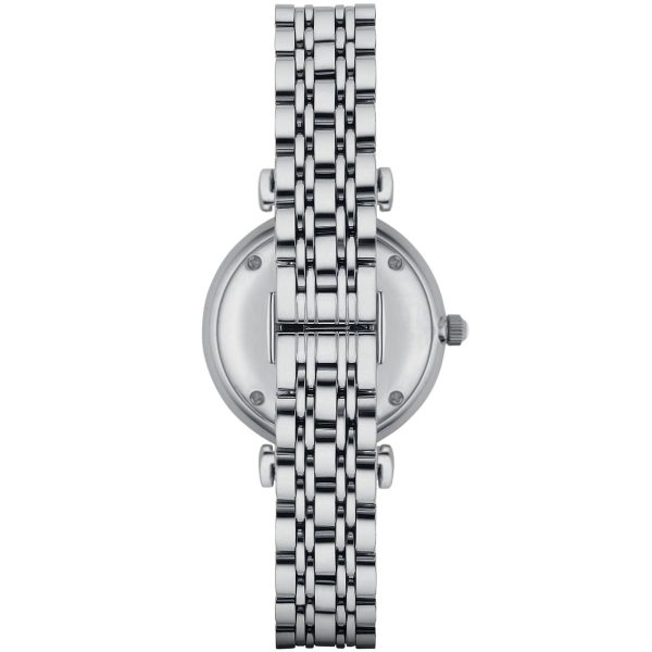 Emporio Armani AR1908 Silver Stainless Steel Crystal Ladies Watch