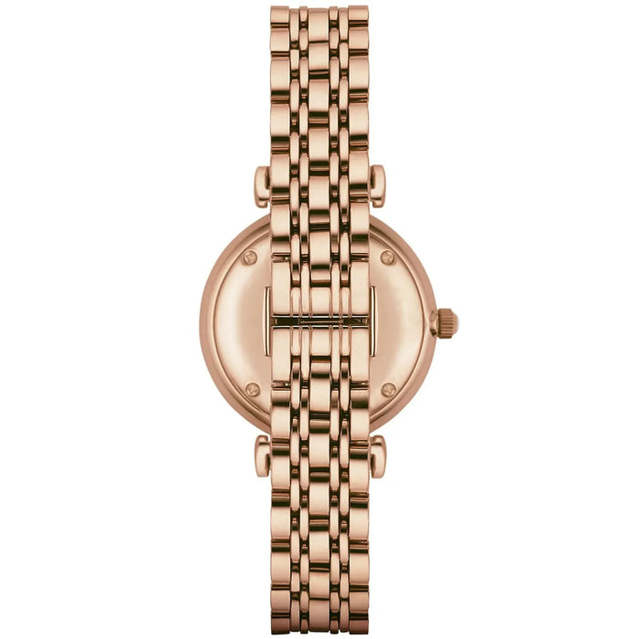 Emporio Armani AR1909 Rose Gold Metal Bracelet Stainless Steel  Ladies Watch