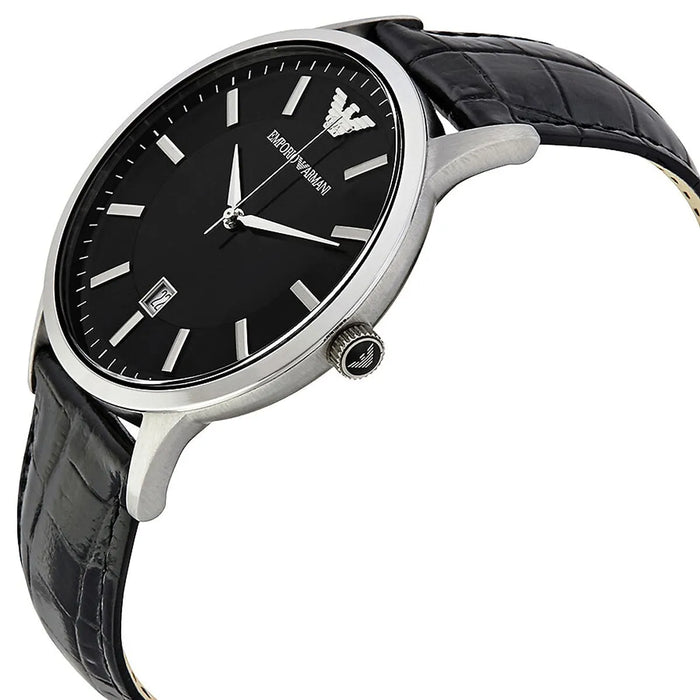 Emporio Armani AR2411 Black Stainless Steel  Men's Watch