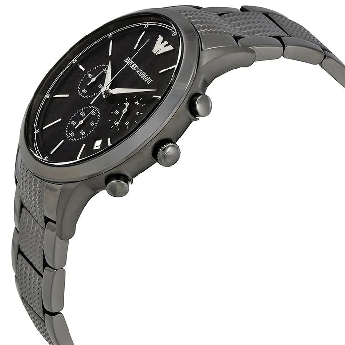 Emporio Armani AR2505 Gunmetal Gray Stainless Steel Chronograph Men's Watch