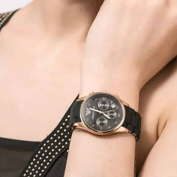 Emporio Armani Ladies Sportivo Black Watch AR5906