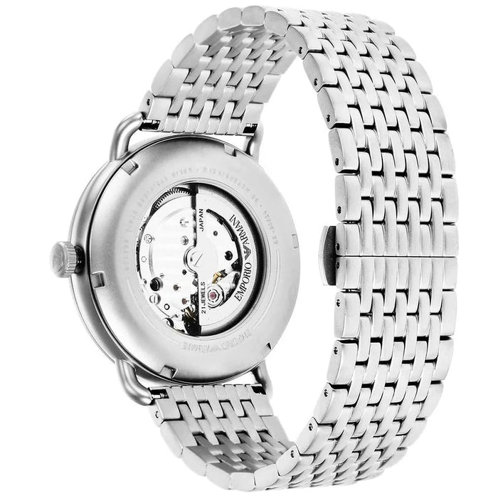 Emporio Armani Men's Meccanico Silver Watch AR60024