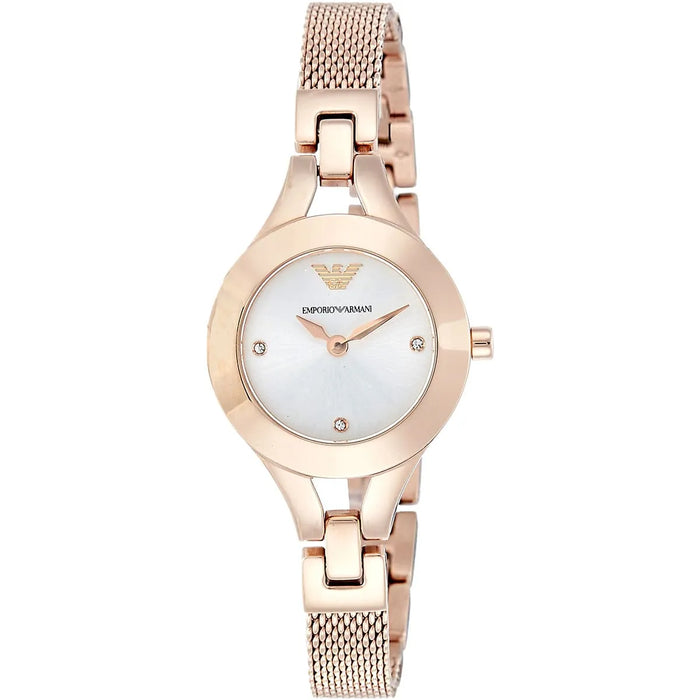 Emporio Armani AR7362 Rose Gold Stainless Steel Ladies Watch