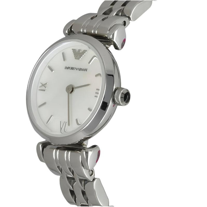 Emporio Armani AR1763 Mother Of Pearl Dial Stainless Steel  Ladies Watch