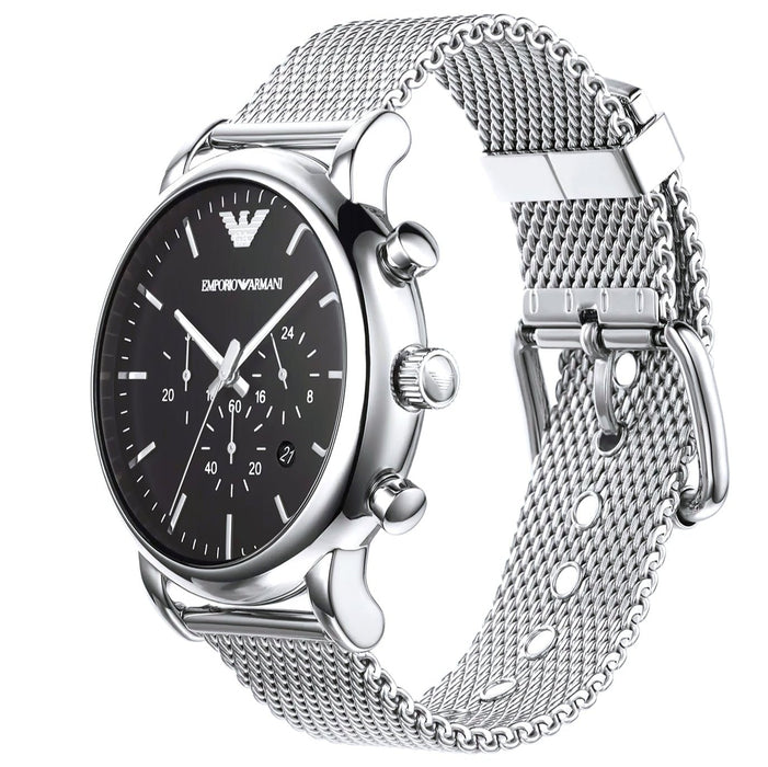 Emporio Armani Men's Luigi Watch Silver AR1808