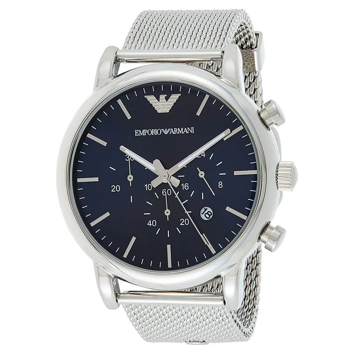 Emporio Armani Men's Luigi Silver Watch AR80038