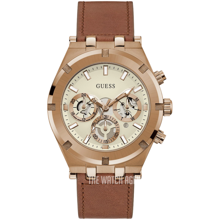 Guess Continental Brown Men's Watch GW0262G3