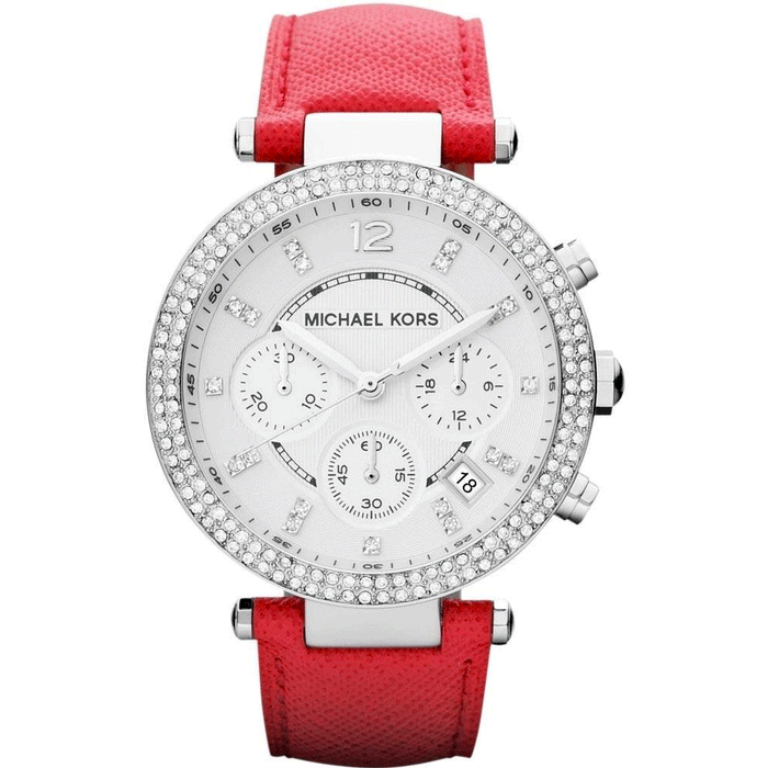 Michael Kors Parker Chrono Ladies Hot Pink Watch MK2278