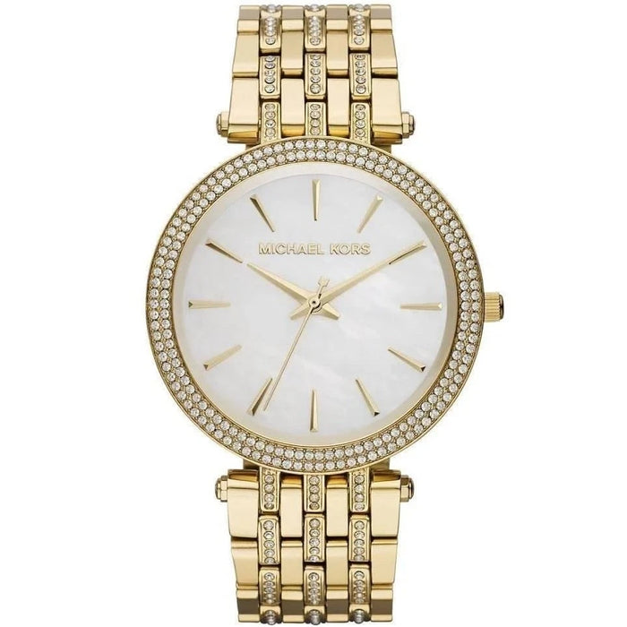 Michael Kors MK3219 Darci Gold Two Tone Glitz Ladies Watch