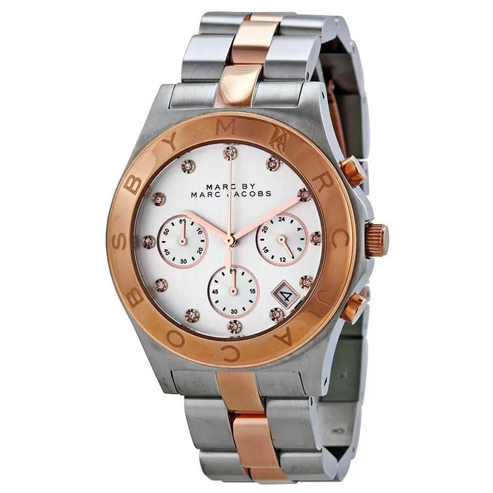 Marc Jacobs MBM3178 Blade Two-Tone Rose Gold Stainless Steel Ladies Watch