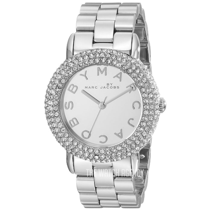 Marc Jacobs MBM3190 Marci Crystal Silver Stainless Steel Ladies Watch