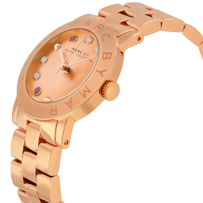 Marc Jacobs MBM3216 AMY Rose Gold Stainless Steel  Ladies Watch