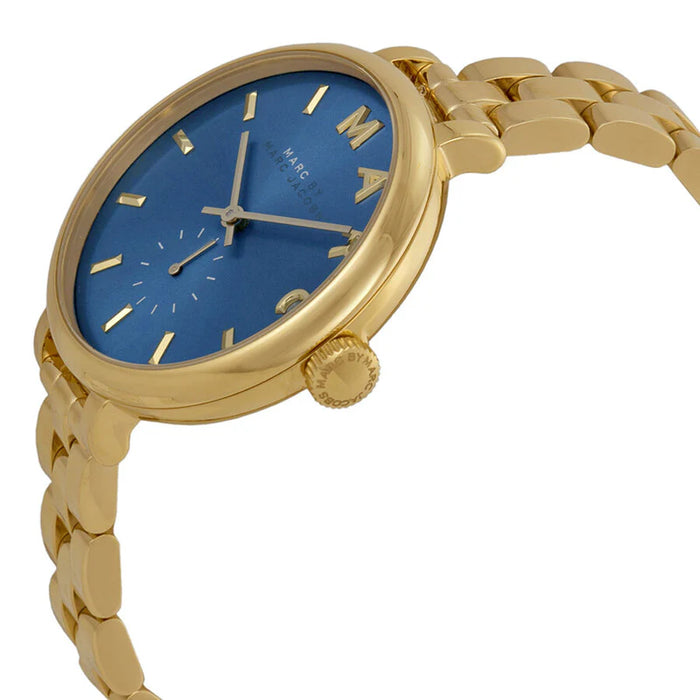 Marc Jacobs MBM3366 Sally Blue Dial Gold-Tone  Ladies Watch