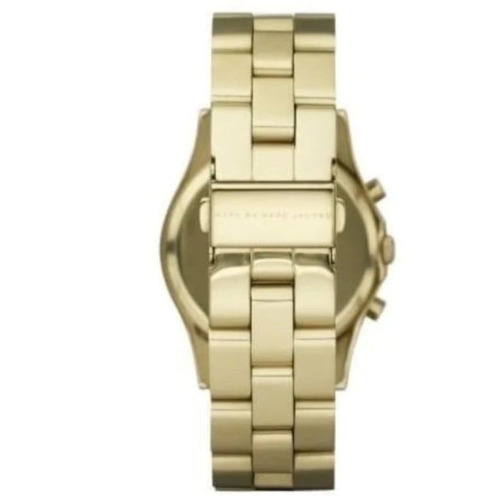 Marc Jacobs MBM3105 Henry Glitz Gold Stainless Steel Chronograph Ladies Watch