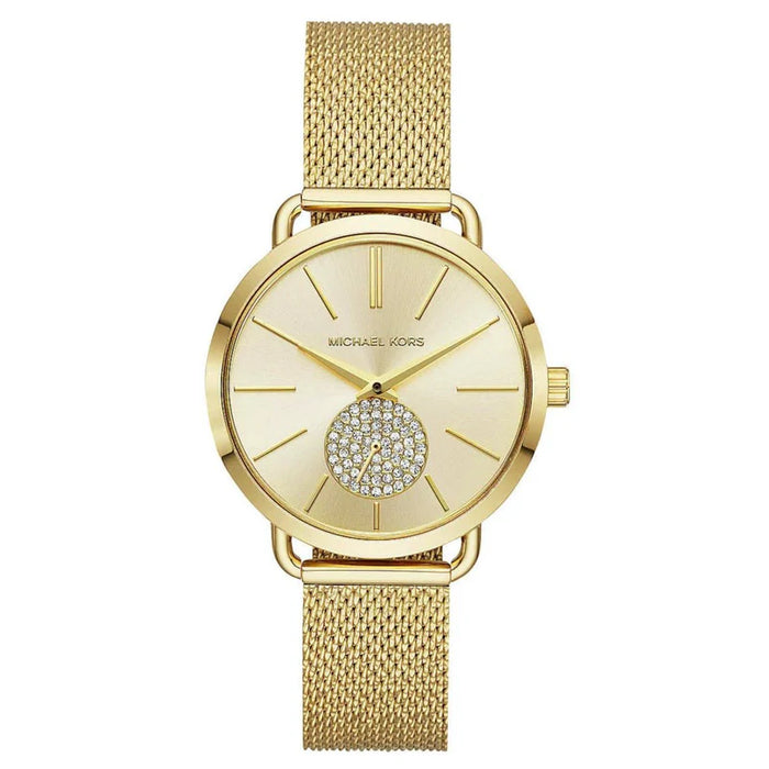 Michael Kors Portia Ladies Gold Watch MK3844