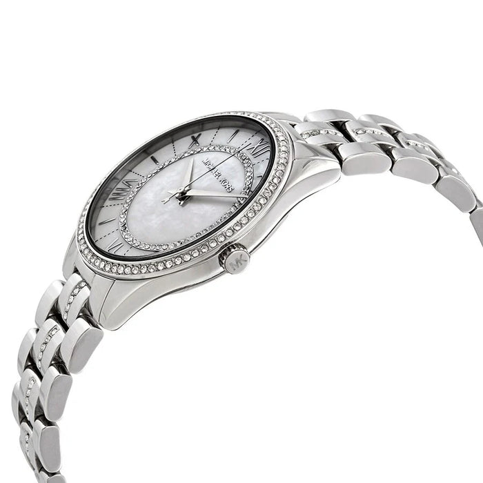 Michael Kors Mini Lauryn Ladies Silver Watch MK3900