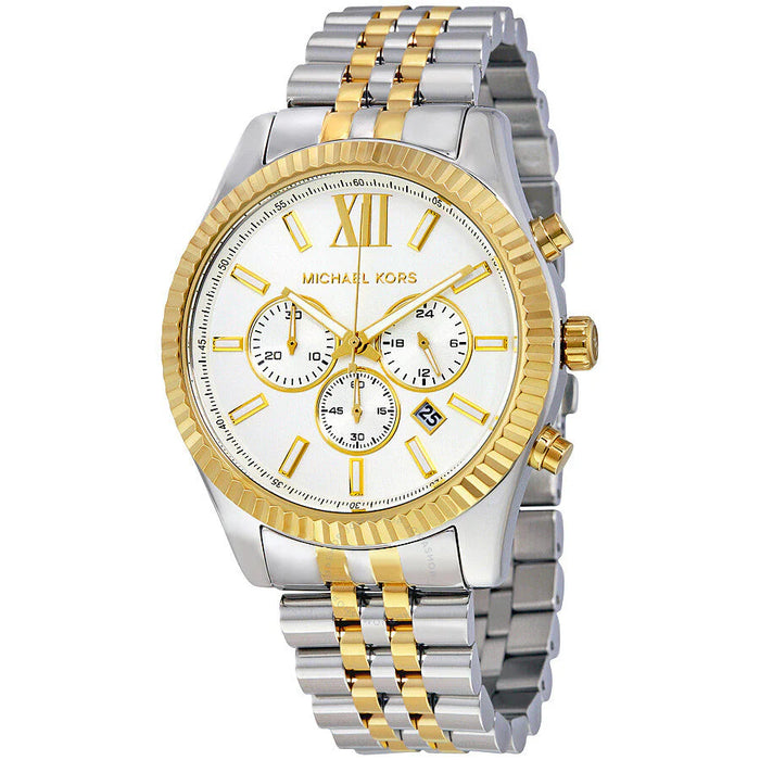 Michael Kors Men's Lexington Silver Watch MK8344