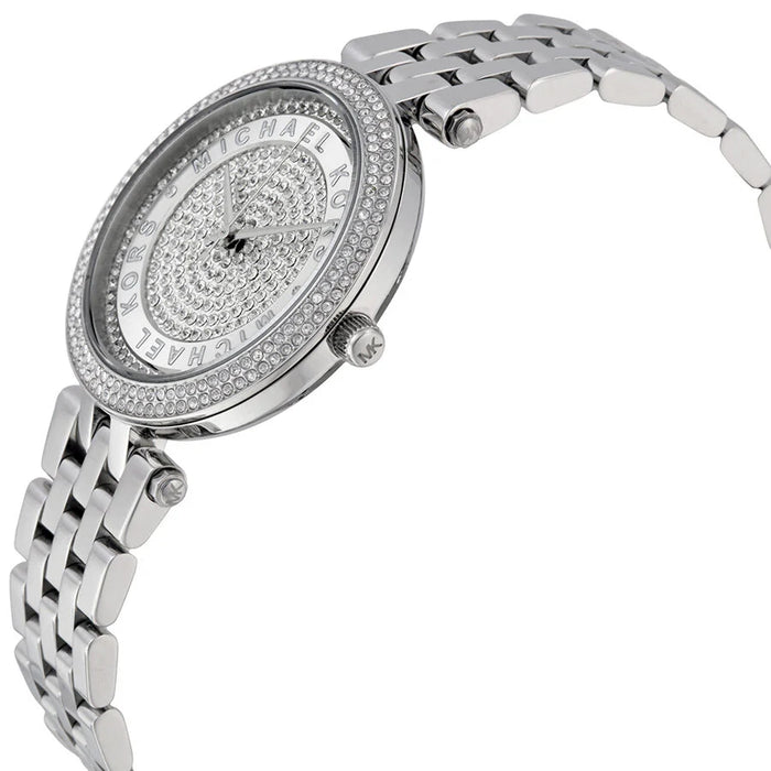 Michael Kors Mini Darci Ladies Silver Watch MK3476