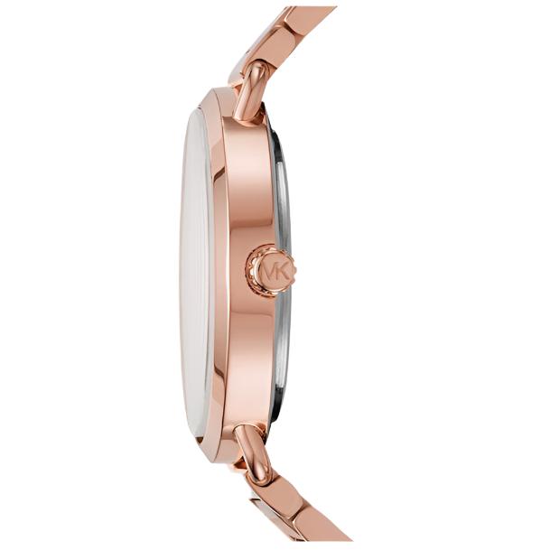 Michael Kors MK3640 Portia Rose Gold-Tone Crystal Bracelet  Ladies Watch