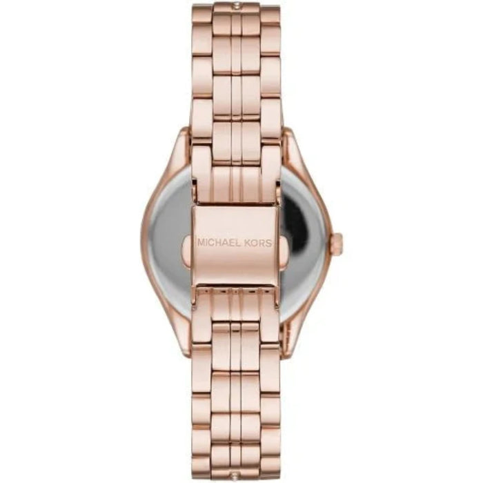 Michael Kors Mini Lauryn Ladies Rose Gold Watch MK3716