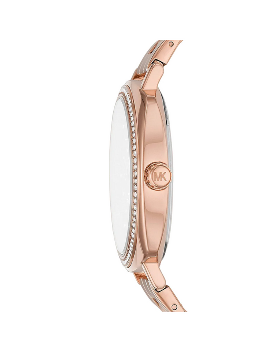 Michael Kors Ladies Rose-Gold Nia Watch MK3990