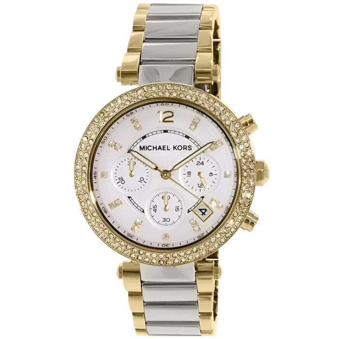 Michael Kors Parker Ladies Two-Tone Watch MK5687