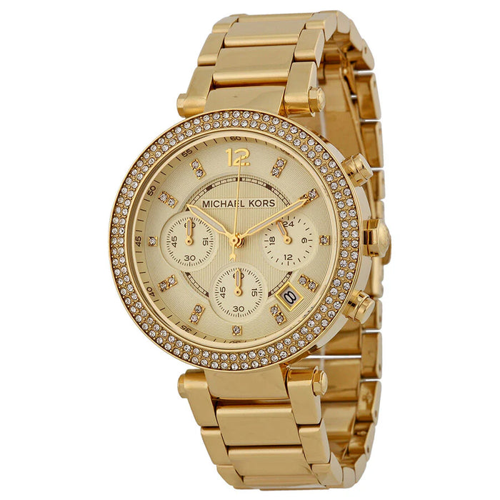 Michael Kors Parker Ladies Gold Watch MK5354