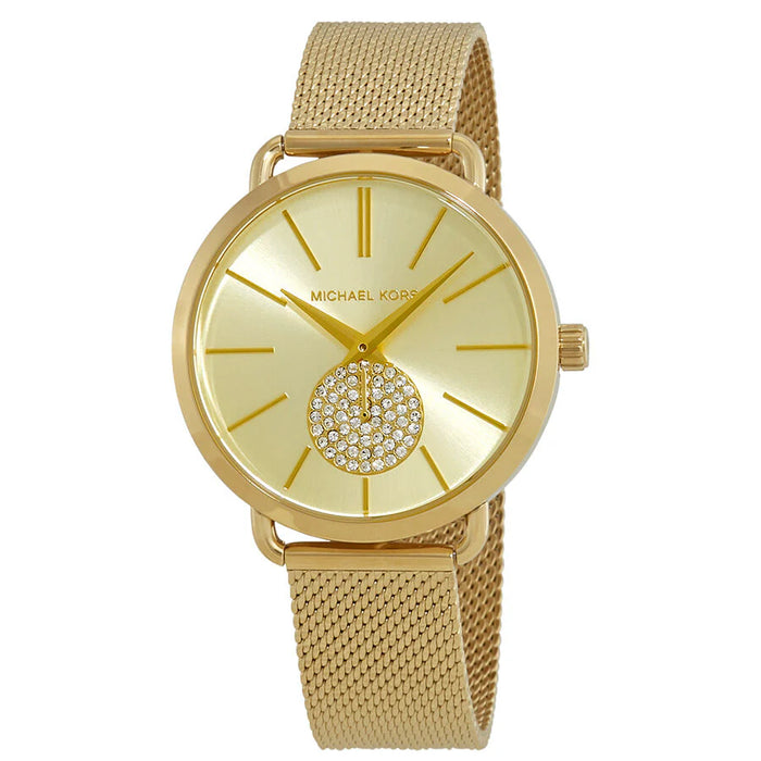 Michael Kors Portia Ladies Gold Watch MK3844