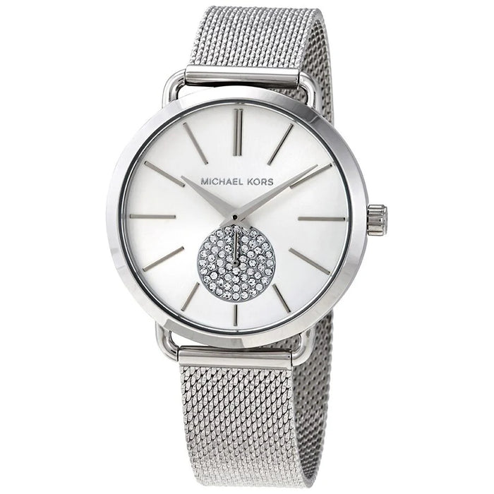 Michael Kors Portia Ladies Silver Watch MK3843