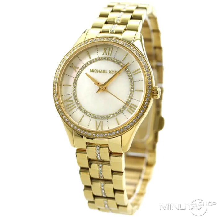 Michael Kors Mini Lauryn Ladies Gold Watch MK3899