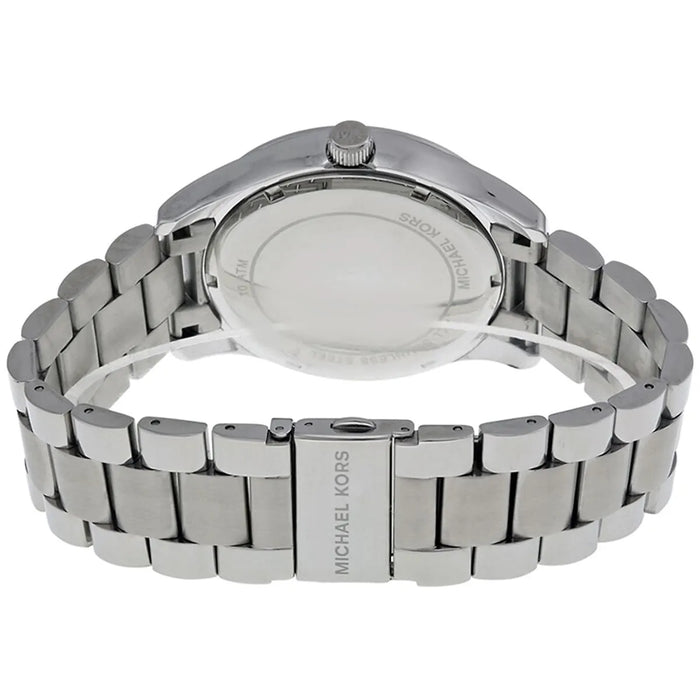 Michael Kors Ladies Layton Silver Watch MK5958