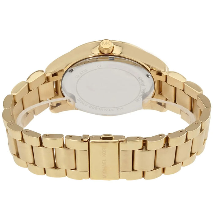 Michael Kors Ladies Layton Pave Gold  Watch MK6243