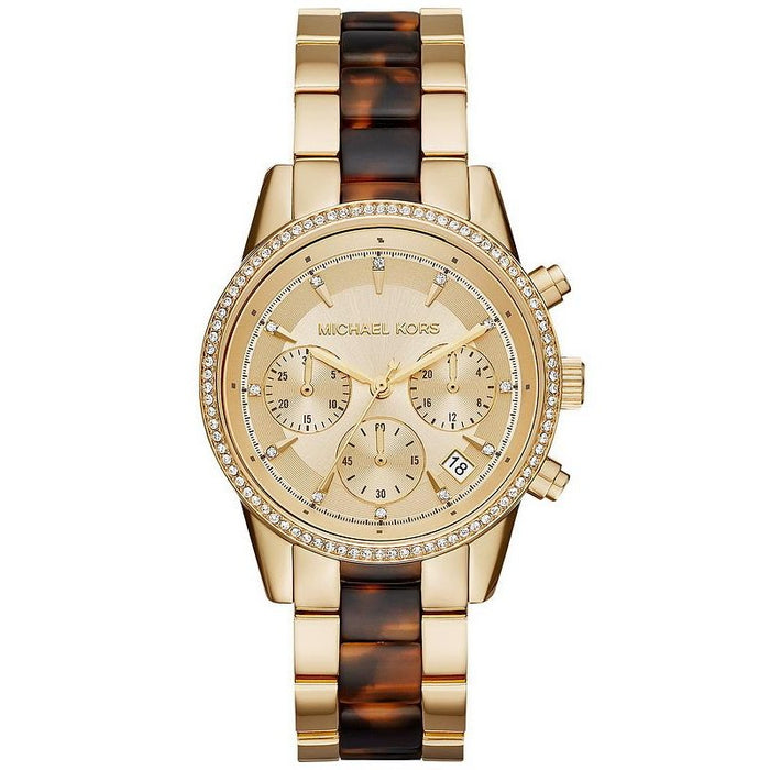 Michael Kors Ladies Two-Tone Lauryn Watch MK6322