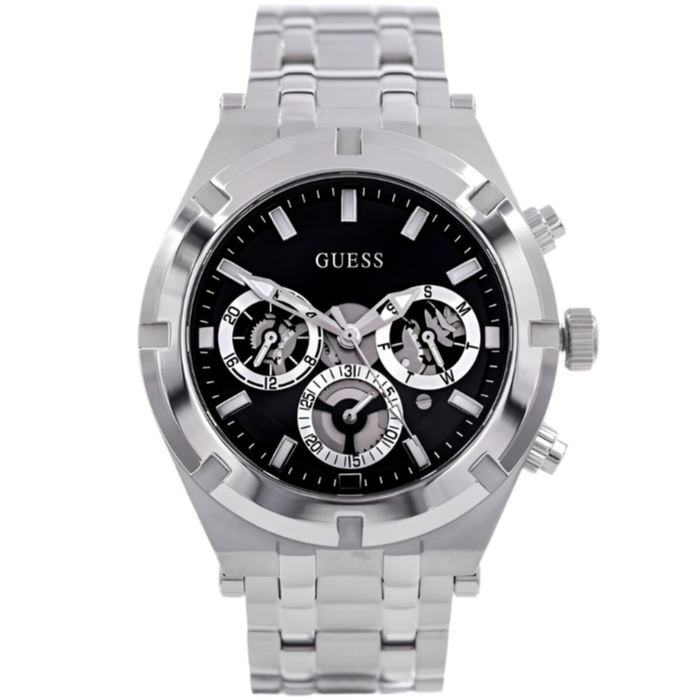 Guess Sport Continental Silver Men's Watch GW0260G1