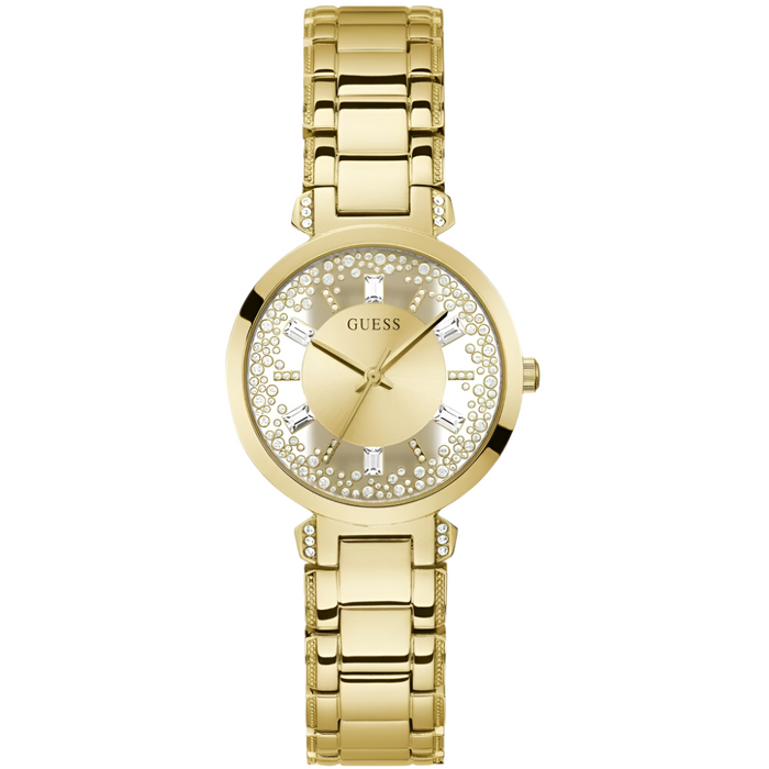 Guess Crystal Gold Ladies Watch GW0470L2