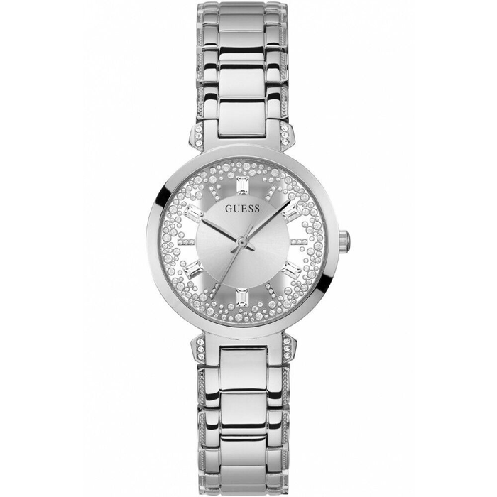 Guess Crystal Silver Ladies Watch GW0470L1