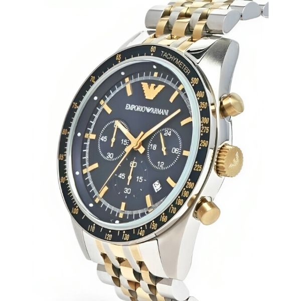 Emporio Armani Men's Tazio Two Tone Watch AR8030